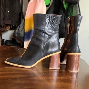 ALOHAS Black Heeled Boots